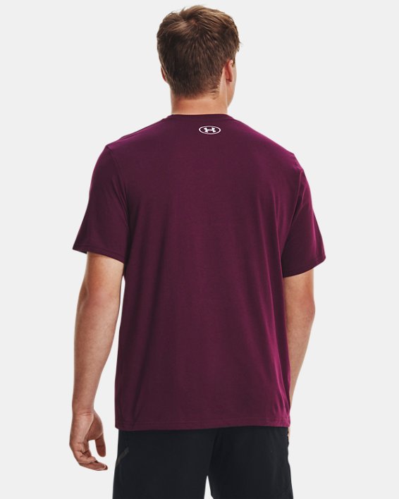 T-shirt a manica corta UA GL Foundation da uomo, Purple, pdpMainDesktop image number 1